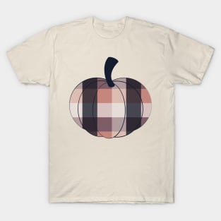 Modern Plaid Pumpkin_3 T-Shirt